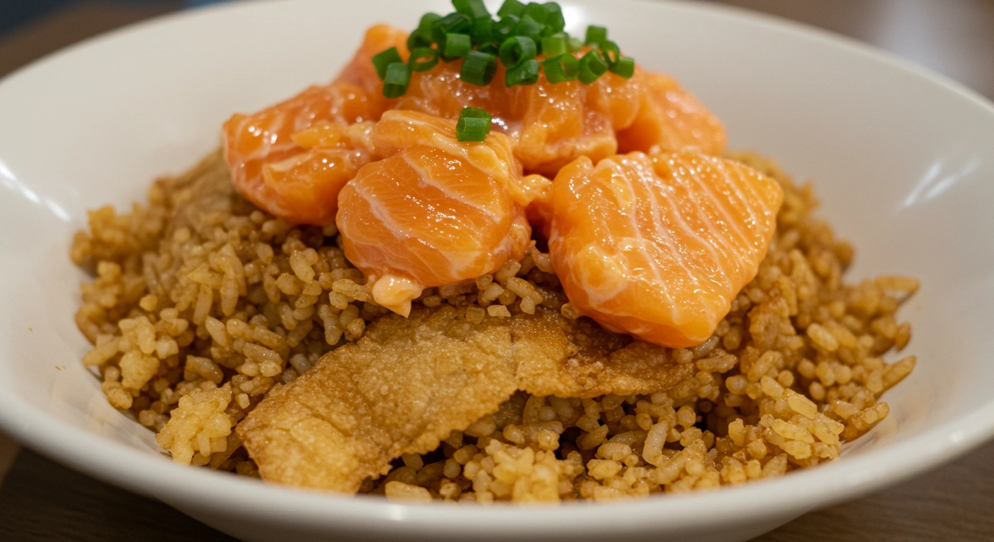 Crispy Rice with Spicy Salmon - secondary view